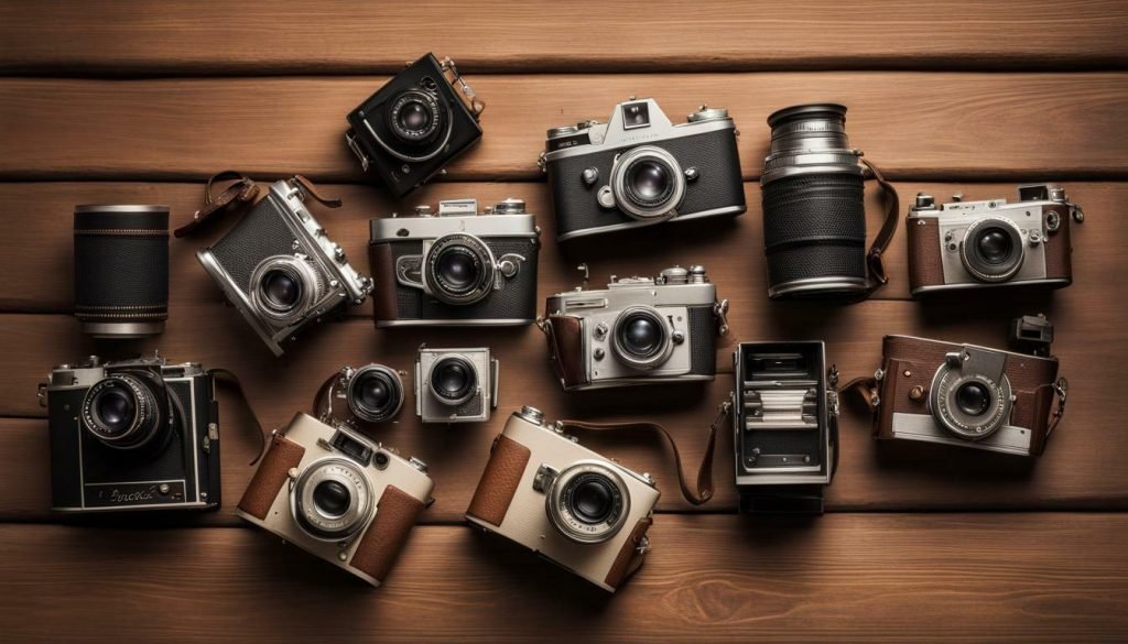 Vintage camera collection