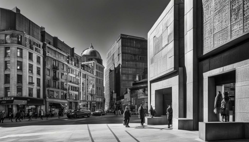 black and white street photography