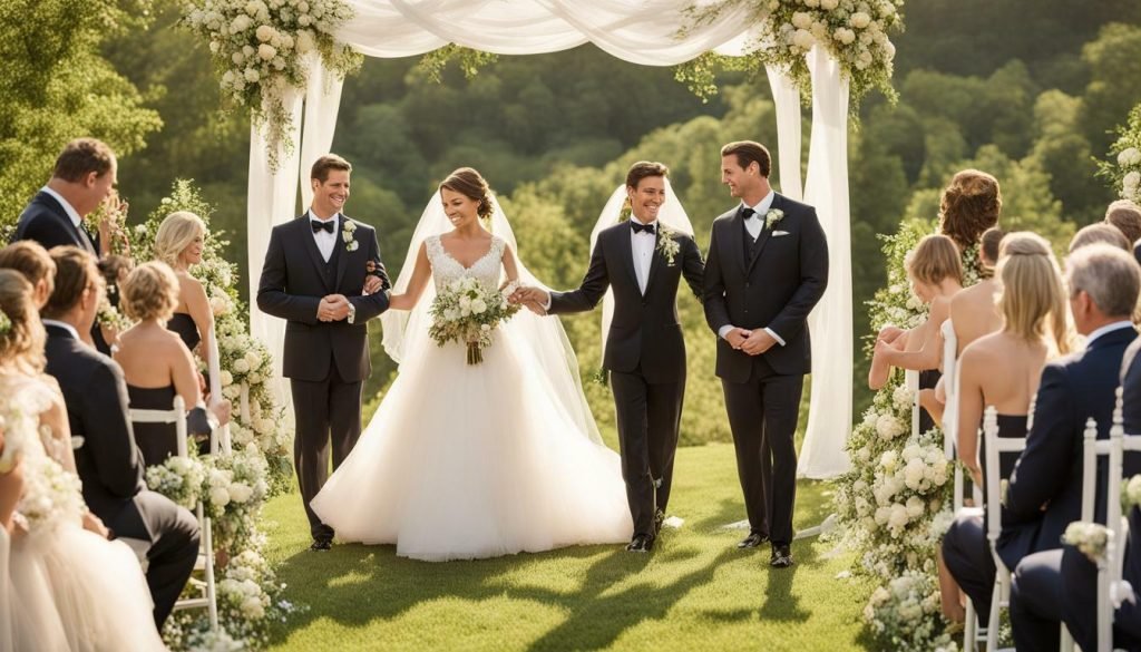 outdoor wedding photography