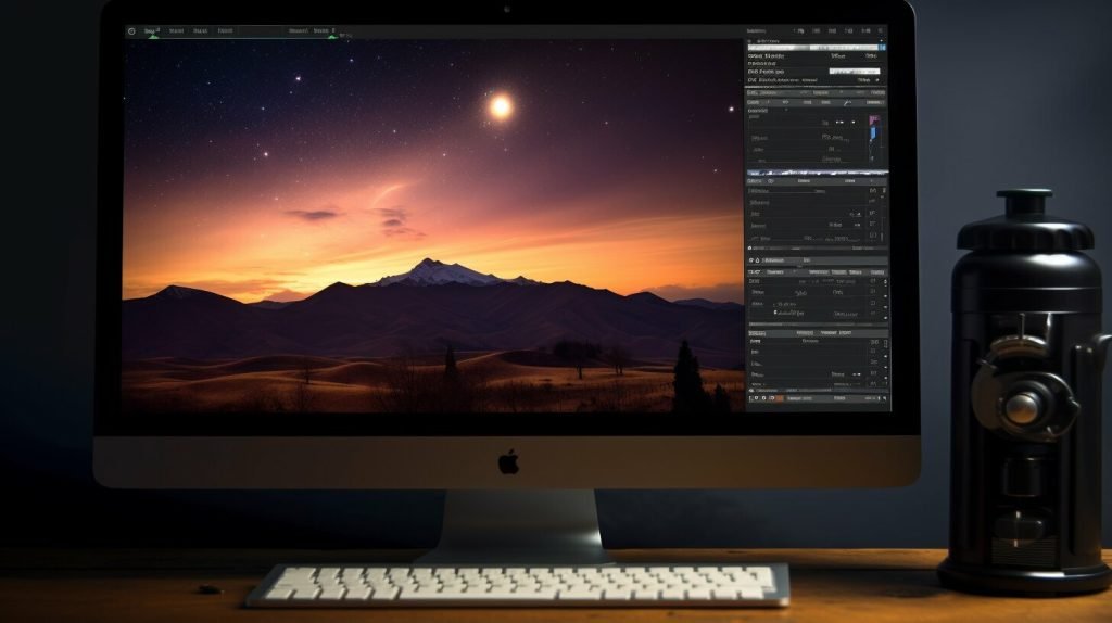 editing astrophotography