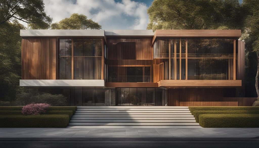 Architectural photo retouching